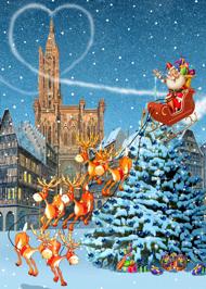 Puzzle Strasbourg Cathedral at Christmas