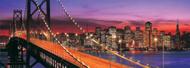 Puzzle Panoramę mostu San Francisco