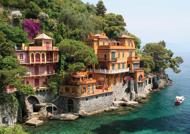 Puzzle Villa's aan zee in de buurt van Portofino 500