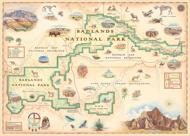 Puzzle Zemljevid Badlands