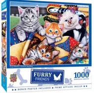 Puzzle Útulné kočky 1000
