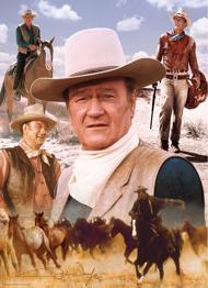 Puzzle John Wayne - americký kovboj