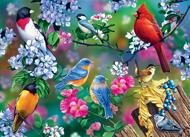 Puzzle Collage de pájaro cantor