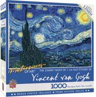 Puzzle Vincent Van Gogh - Tähtinen yö 1000