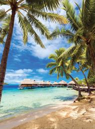 Puzzle Pláž Bora - Francúzska Polynézia