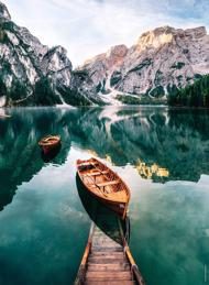 Puzzle Jezero Braies - Itálie