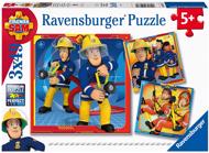 Puzzle 3x49 Feuerwehrmann Sam - Für Hilfe