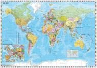 Puzzle Mapa světa v němčině 1500