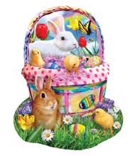 Puzzle Lori Schory - Velikonočna košara zajčka
