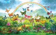 Puzzle Lewan - Schmetterlingsurlaub