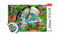 Puzzle Tropical Animals spiral 1040