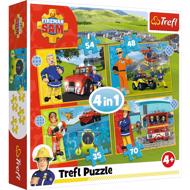Puzzle 4in1 Brave Firefighter Sam