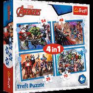 Puzzle 4in1 Avengers