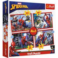 Puzzle 4v1 héroe Spiderman