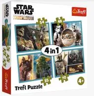 Puzzle 4v1 Star Wars: Mandalorian y su mundo