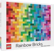 Puzzle Lego: cărămizi curcubeu