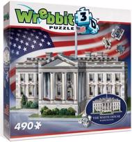 Puzzle Baltais nams, Vašingtona 3D