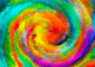 Puzzle Colorful Gradient Swirl
