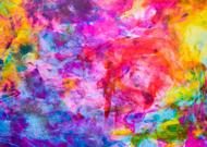 Puzzle Barvita abstraktna oljna slika