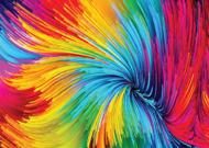 Puzzle Colourful Paint Swirl