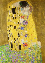 Puzzle Густав Климт: Целувката
