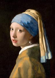 Puzzle Johannes Vermeer: ​​Lány gyöngyfülbevalóval