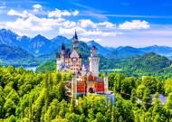 Puzzle Κάστρο Neuschwanstein το καλοκαίρι, Γερμανία