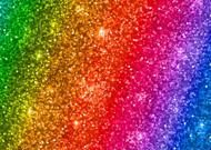 Puzzle Gradiente de Glitter Arco-Íris