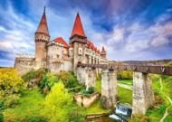 Puzzle Corvins slott, Hunedoara. Rumänien
