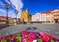 Puzzle Union Square, Timisoara, Rumänien