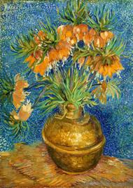 Puzzle Vincent van Gogh: Perlmutterfalter in einer Kupfervase