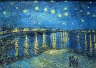 Puzzle Vincent van Gogh: Gwiaździsta noc nad Rodanem