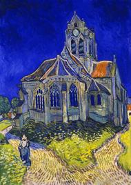 Puzzle Vincent Van Gogh: Kyrkan i Auvers-sur-Oise