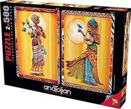 Puzzle 2x500 mulheres africanas