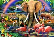 Puzzle Afrikaanse savanne 1000