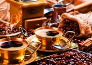Puzzle Schwarzer Kaffee im orientalischen Stil