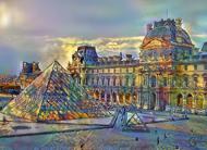 Puzzle Louvremuseum, Parijs, Frankrijk
