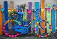 Puzzle Frumoasa mea bicicletă colorată 1000