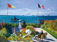 Puzzle Claude Monet: Vrt u Sainte-Adresse, 1867
