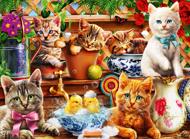 Puzzle Kittens in Potting Shed