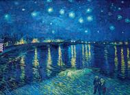 Puzzle Van Gogh Vincent - Zvjezdana noć nad Ronom, 1888. - 3000.