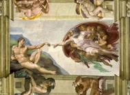 Puzzle Michelangelo: Ádám teremtése