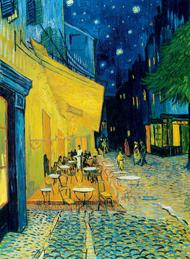 Puzzle Vincent Van Gogh - Caféterrasse om natten, 1888