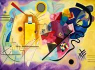 Puzzle Кандински - жълто, червено, синьо, 1925 - 6000