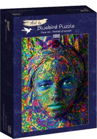 Puzzle Face Art - portrét ženy image 2