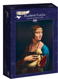 Puzzle Leonardo Da Vinci - Doamna cu o hermină, 1489 image 2