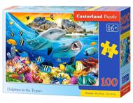 Puzzle Дельфины в тропиках 100