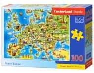 Puzzle Kort over Europa