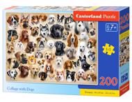 Puzzle Colagem com cachorros 200 peças