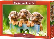 Puzzle Cute dachshunds 500 image 2